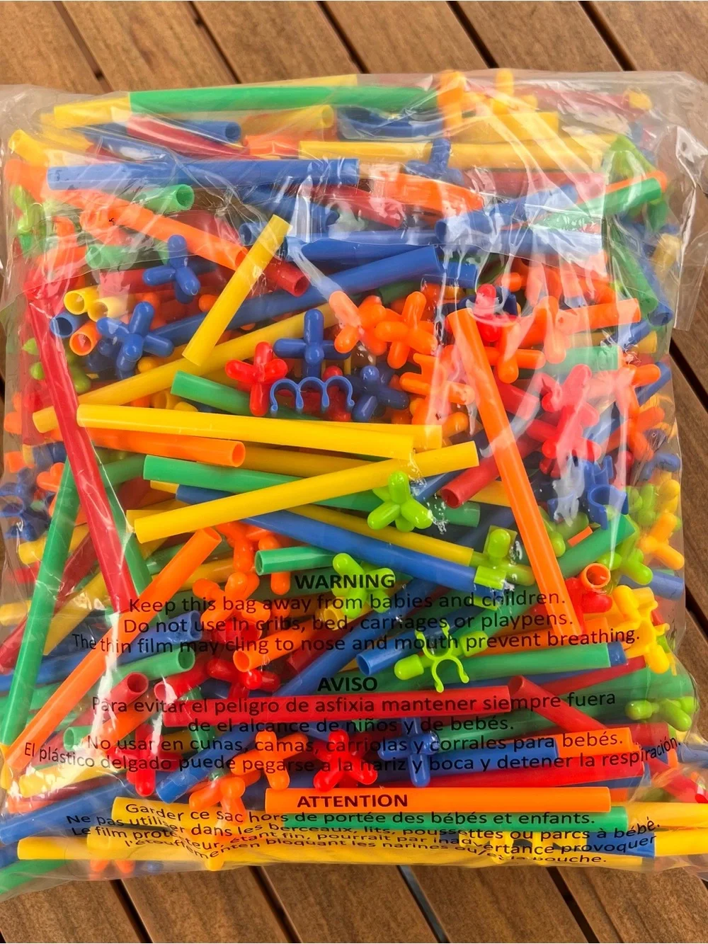 Straw Construction STEM Building Toy set 100s of pieces